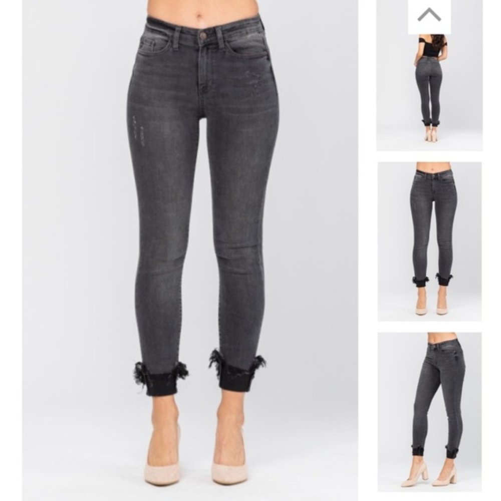 Judy Blue Black Skinny High Rise Jeans 7/28